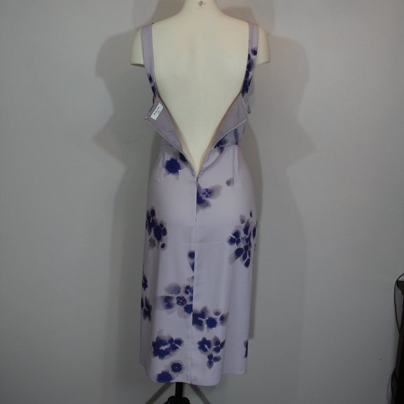 Babaton Aritzia '90s Slit Floral, satin midi tank dress  Size 10 - Picture 6 of 8
